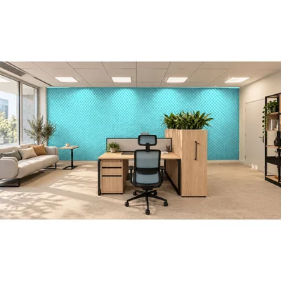 PET FELT WALL PANEL SQUARES 2400/1200 9MM R49 1 PC.