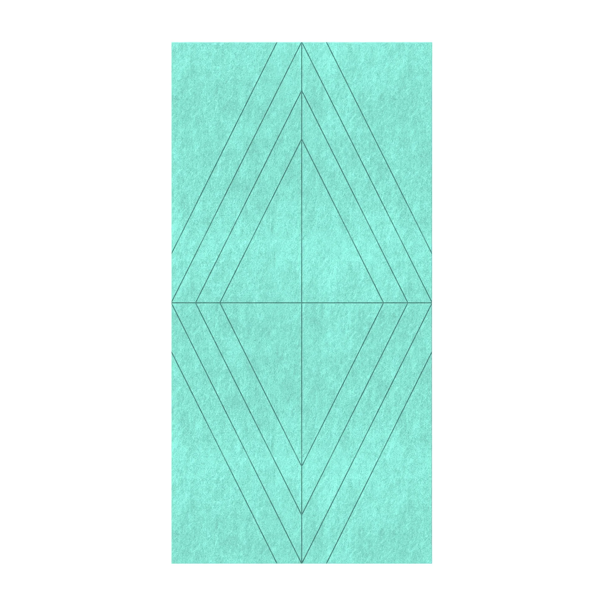 PET FELT WALL PANEL RHOMBUS 2400/1200 9MM R50 1 PC.