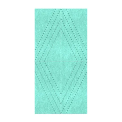 PET FELT WALL PANEL RHOMBUS 2400/1200 9MM R50 1 PC.