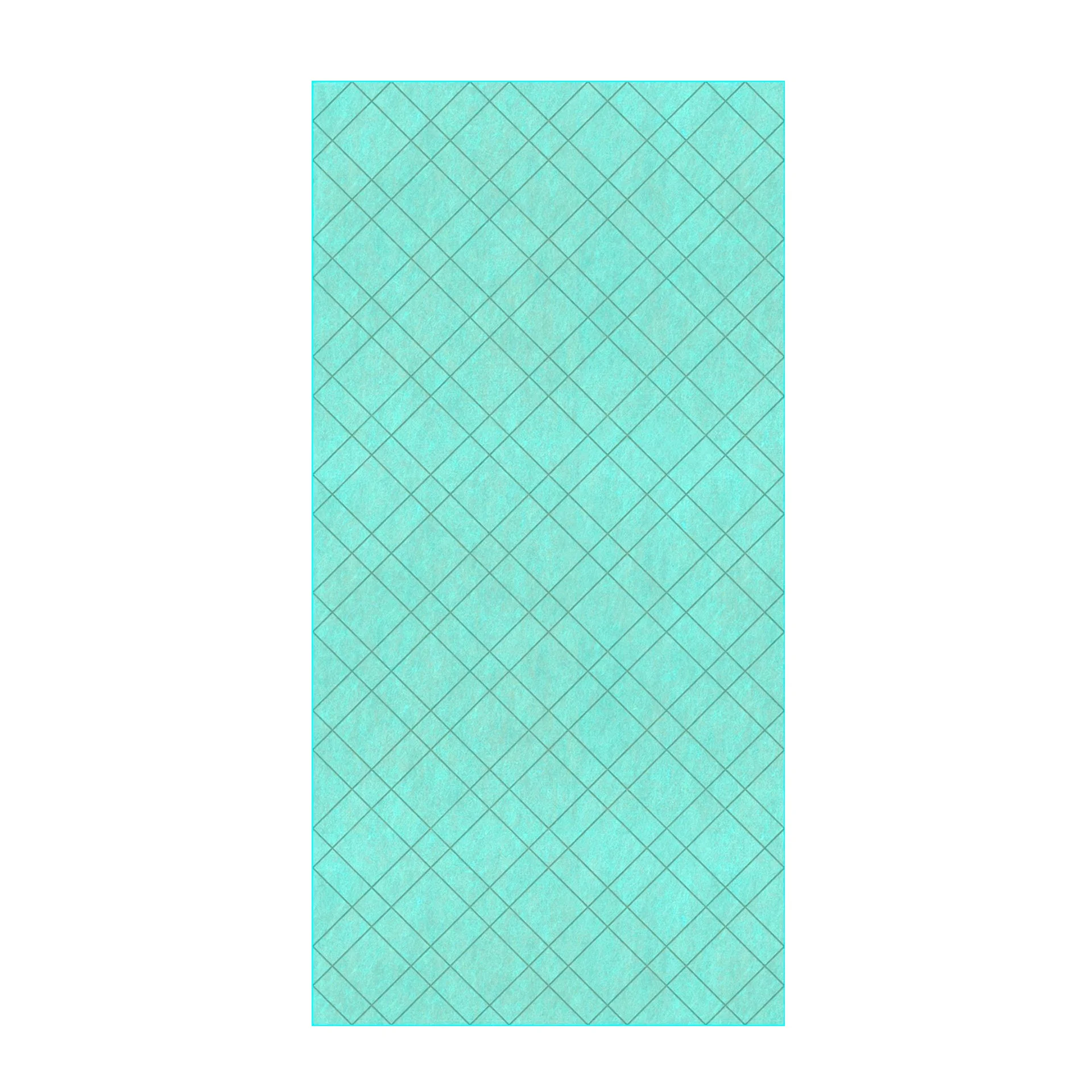 PET FELT WALL PANEL PLAID 2400/1200 9MM R50 1 PC.
