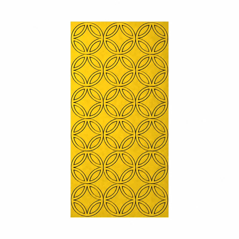 PET FELT WALL PANEL ROUNDS 2400/1200 9MM R51 1 PC.