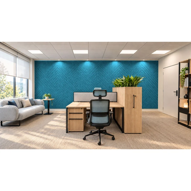 PET FELT WALL PANEL X-LINE 2400/1200 9MM R53 1 PC.