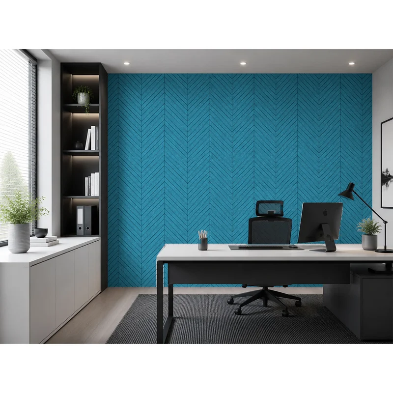 PET FELT WALL PANEL FISH BONE 2400/1200 9MM R53 1 PC.