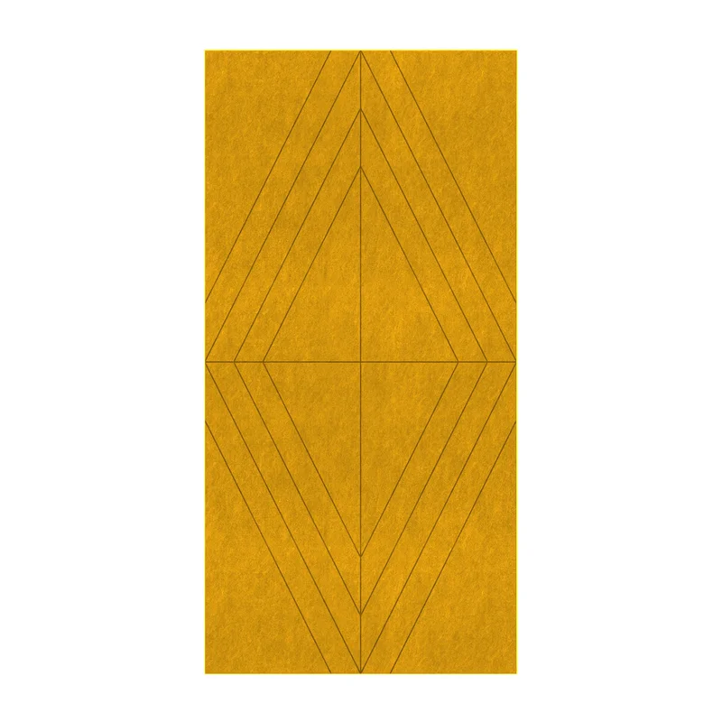 PET FELT WALL PANEL RHOMBUS 2400/1200 9MM R54 1 PC.