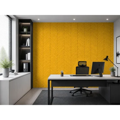 PET FELT WALL PANEL FISH BONE 2400/1200 9MM R54 1 PC.
