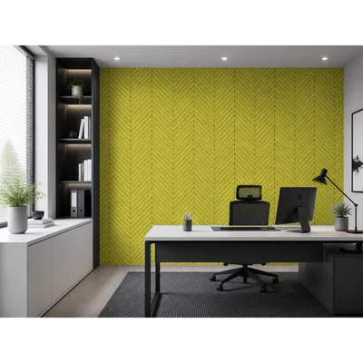 PET FELT WALL PANEL FISH BONE 2400/1200 9MM R55 1 PC.