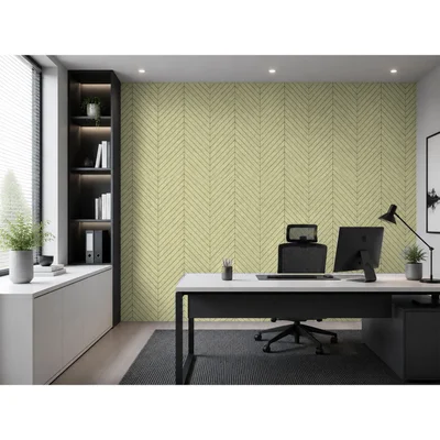 PET FELT WALL PANEL FISH BONE 2400/1200 9MM R56 1 PC.