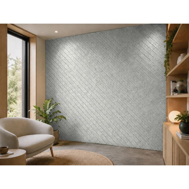 PET FELT WALL PANEL ANGLE LINE 2400/1200 9MM R57 1 PC.