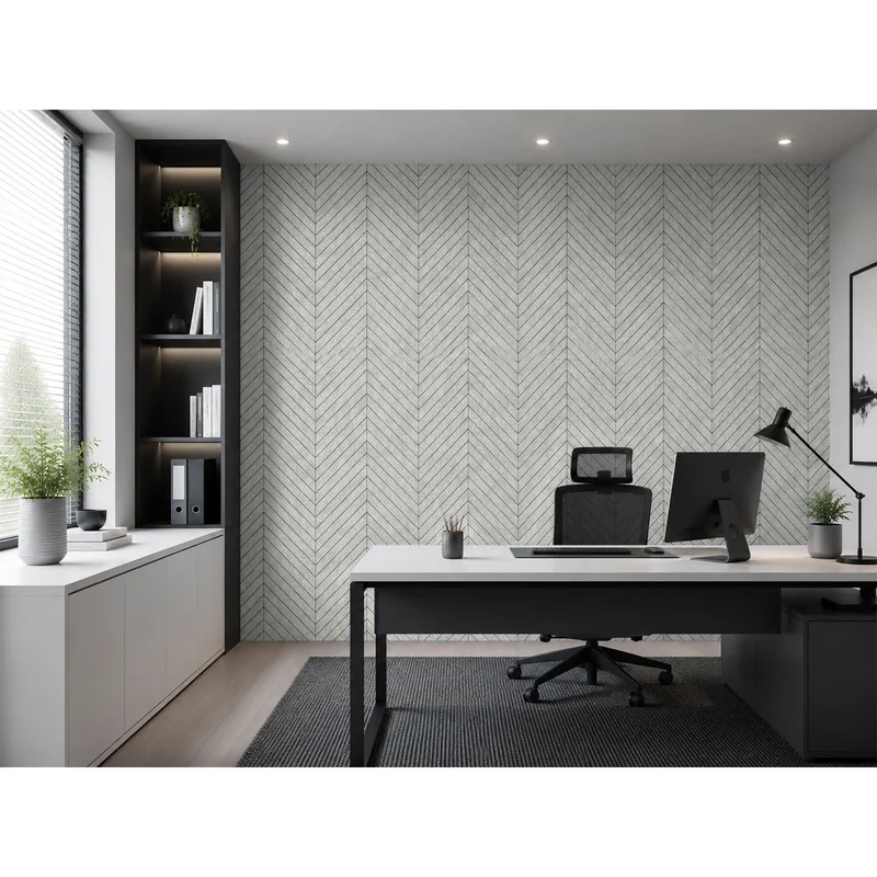 PET FELT WALL PANEL FISH BONE 2400/1200 9MM R57 1 PC.