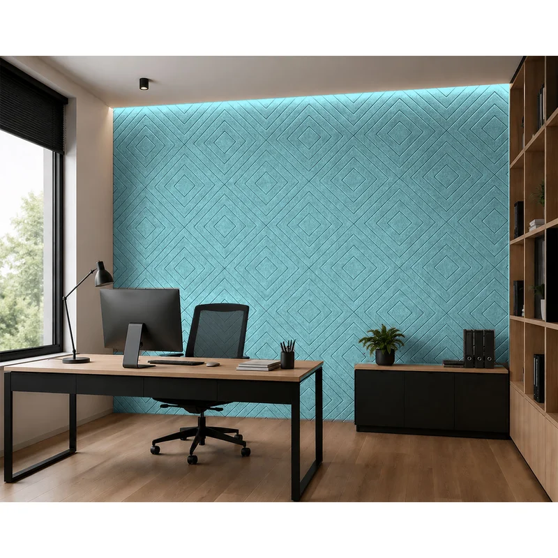 PET FELT WALL PANEL ILLUSION 2400/1200 9MM R58 1 PC.