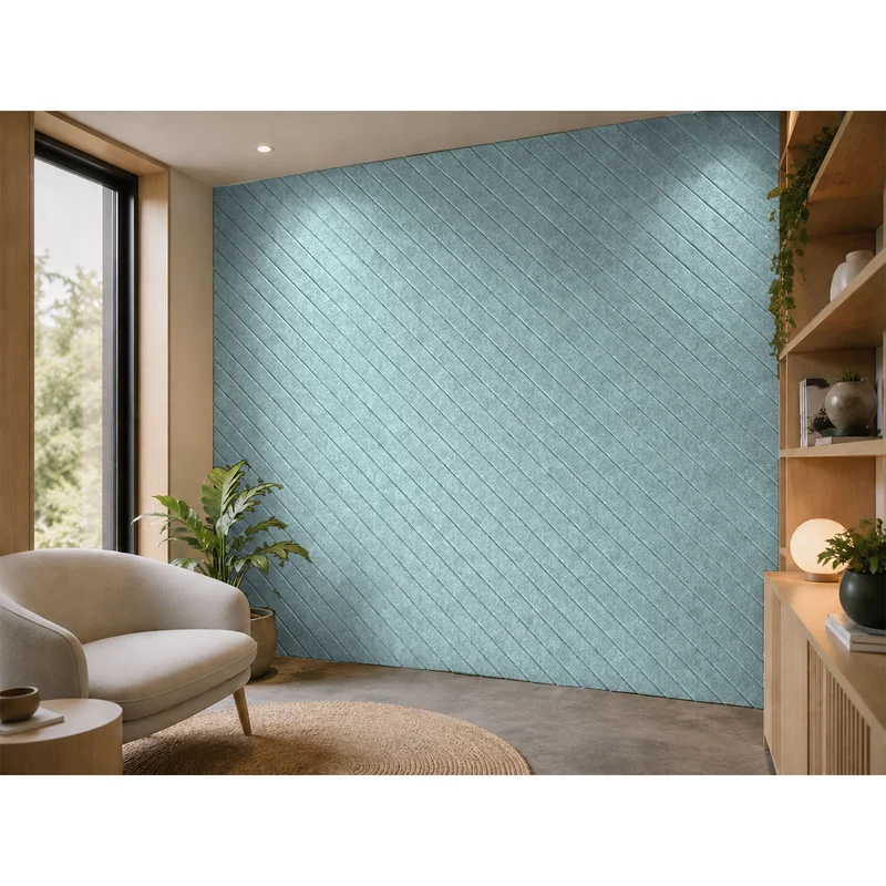 PET FELT WALL PANEL ANGLE LINE 2400/1200 9MM R60 1 PC.