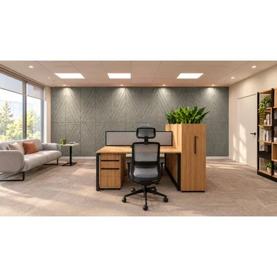 PET FELT WALL PANEL RHOMBUS 2400/1200 9MM R61 1 PC.