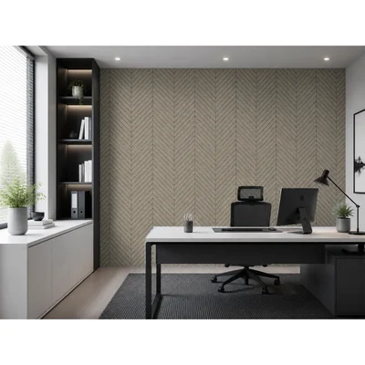 PET FELT WALL PANEL FISH BONE 2400/1200 9MM R61 1 PC.
