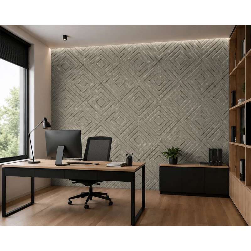 PET FELT WALL PANEL ILLUSION 2400/1200 9MM R61 1 PC.
