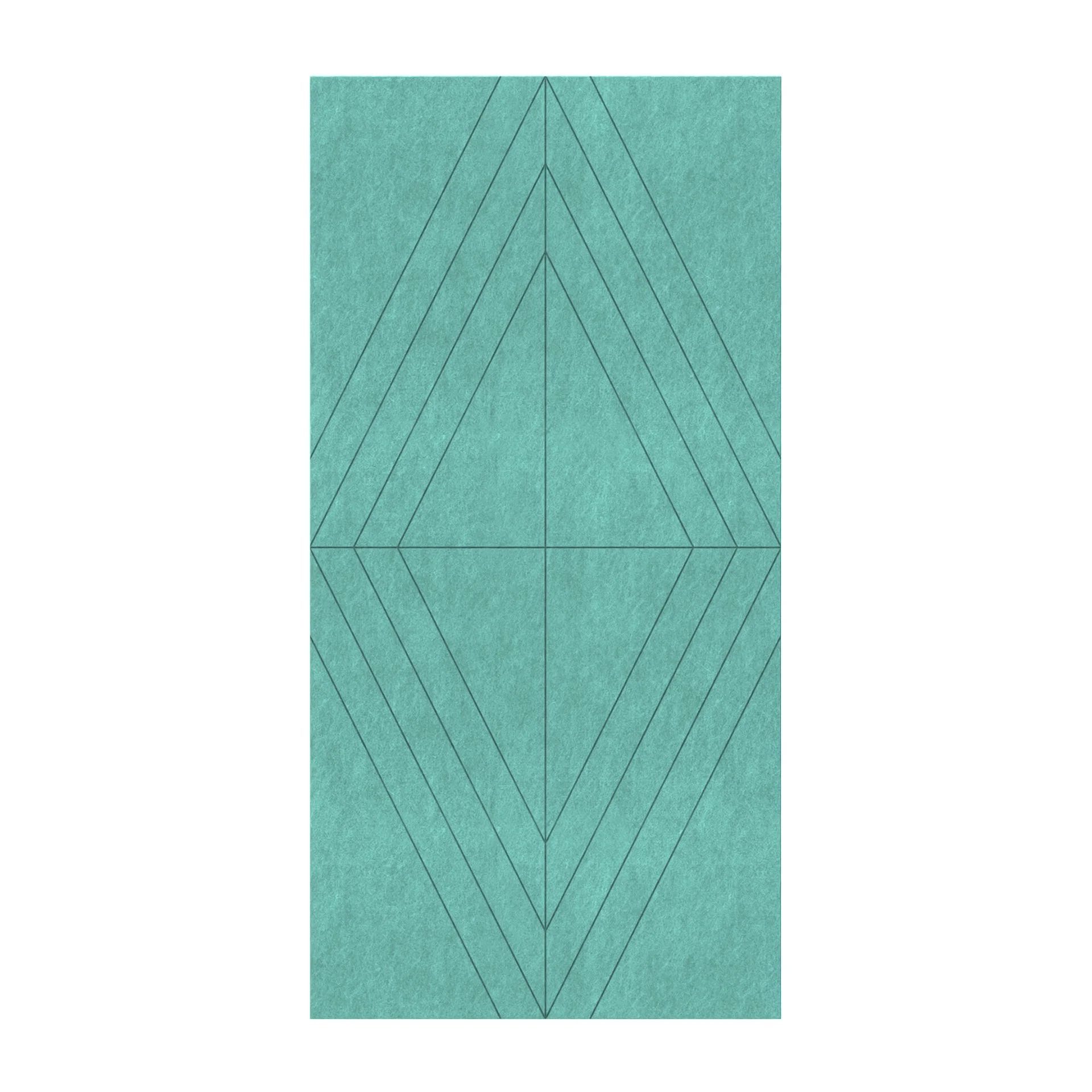 PET FELT WALL PANEL RHOMBUS 2400/1200 9MM R63 1 PC.