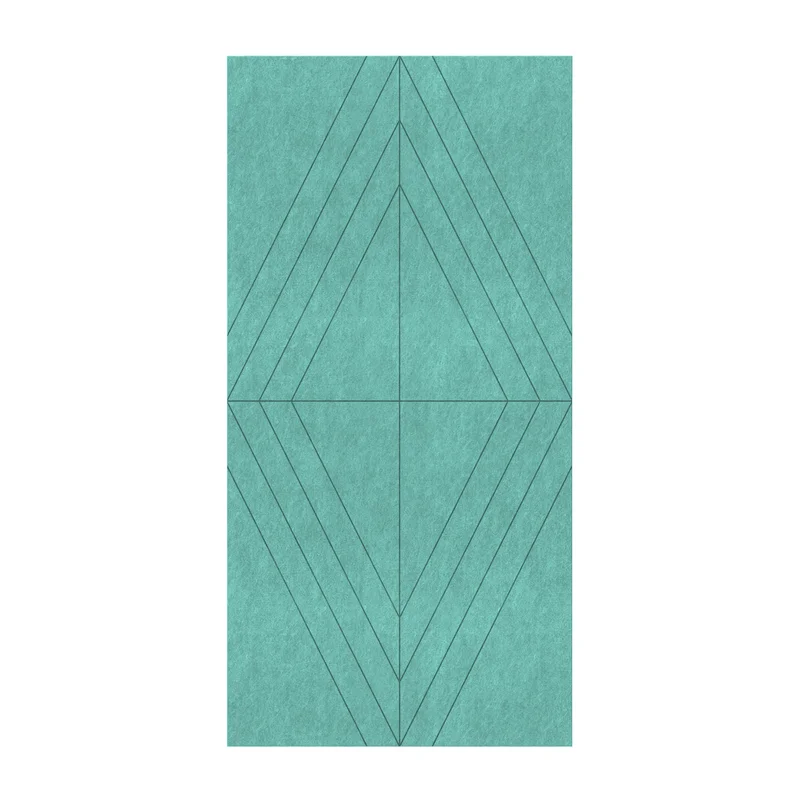 PET FELT WALL PANEL RHOMBUS 2400/1200 9MM R63 1 PC.