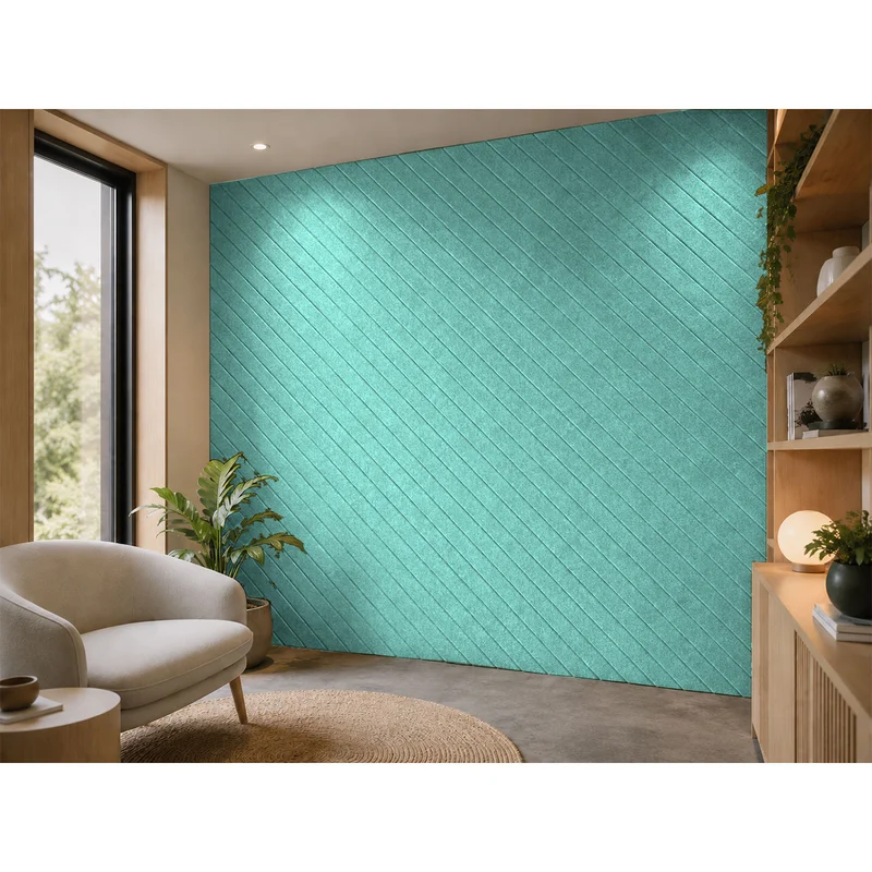 PET FELT WALL PANEL ANGLE LINE 2400/1200 9MM R63 1 PC.