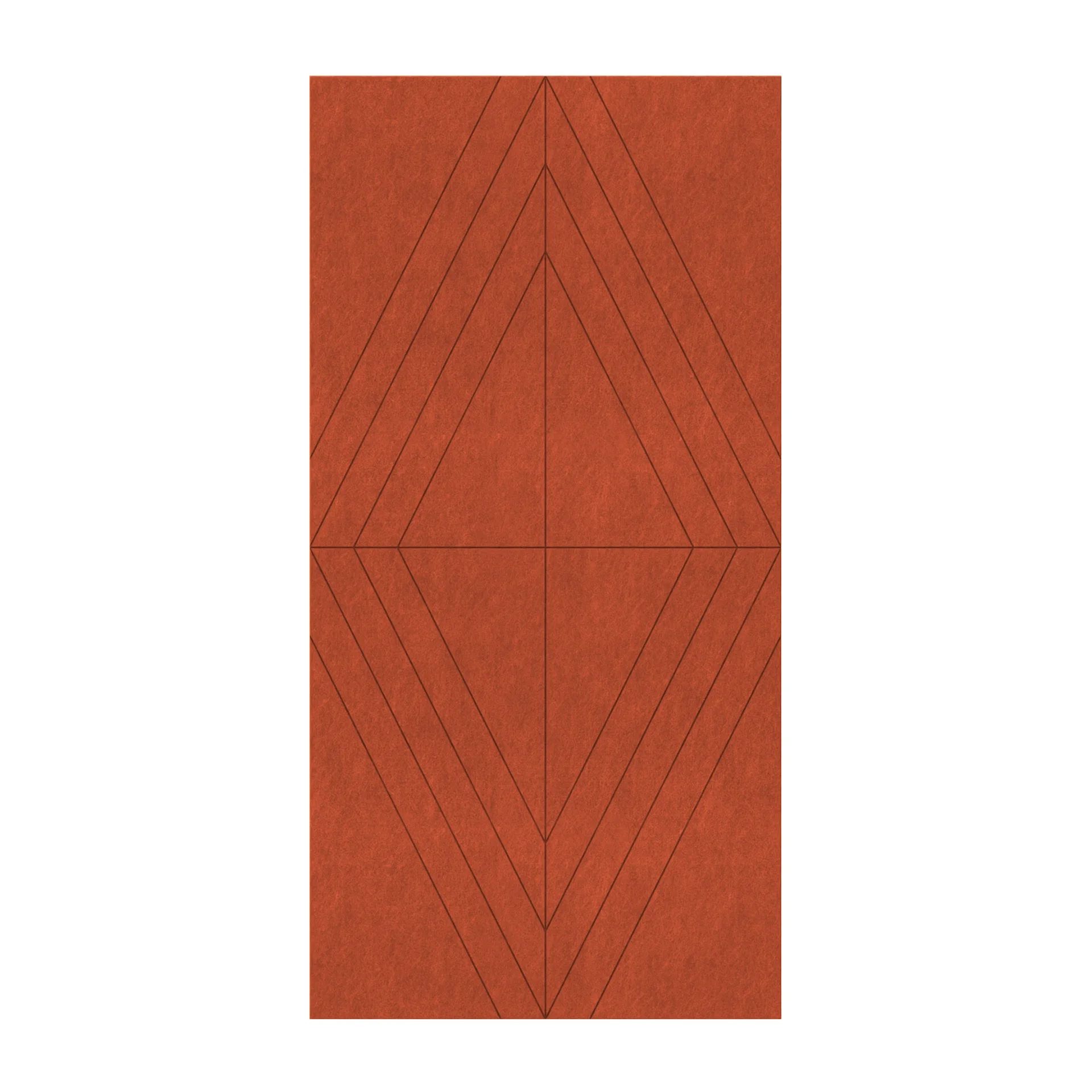PET FELT WALL PANEL RHOMBUS 2400/1200 9MM R64 1 PC.