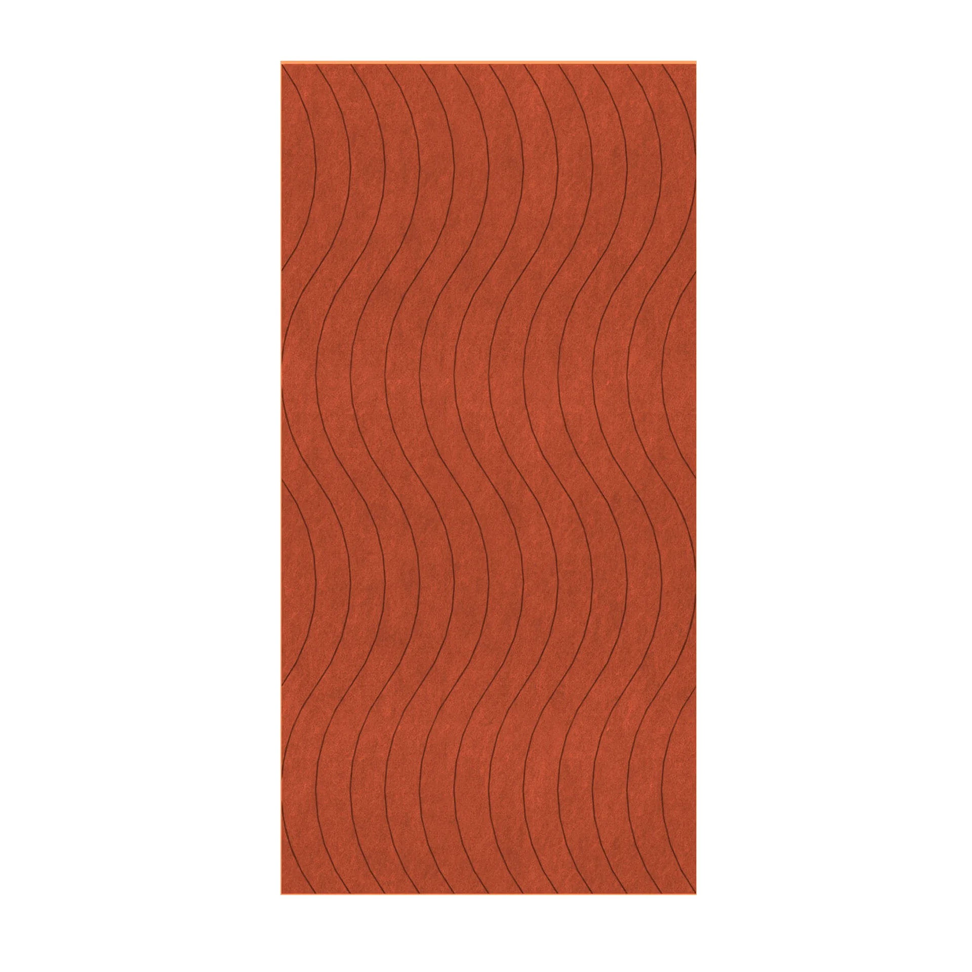 PET FELT WALL PANEL WAVE 2400/1200 9MM R64 1 PC.