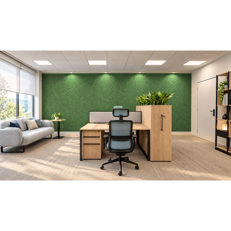 PET FELT WALL PANEL X-LINE 2400/1200 9MM R65 1 PC.