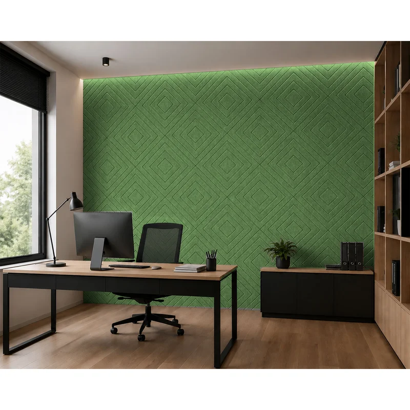 PET FELT WALL PANEL ILLUSION 2400/1200 9MM R65 1 PC.