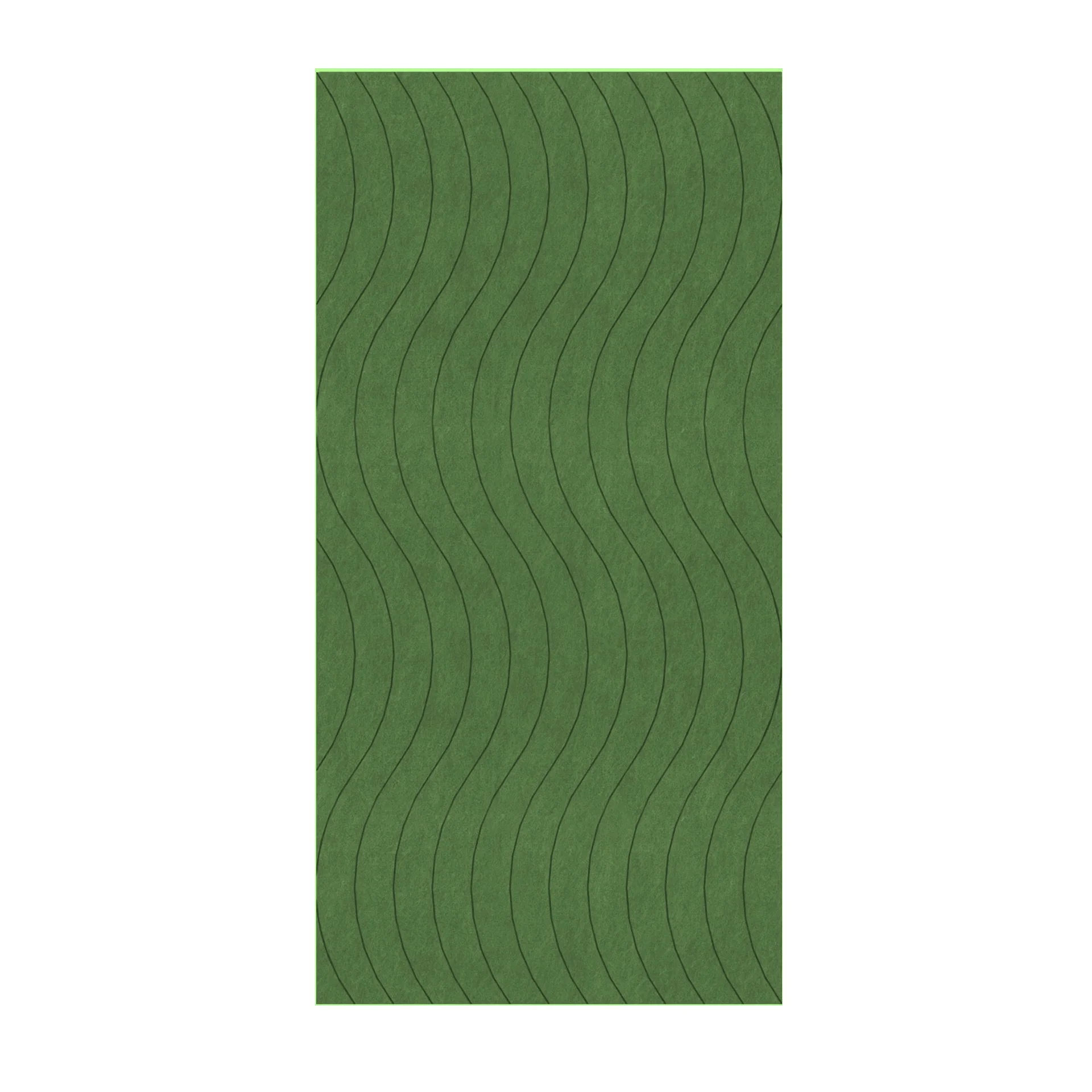 PET FELT WALL PANEL WAVE 2400/1200 9MM R65 1 PC.