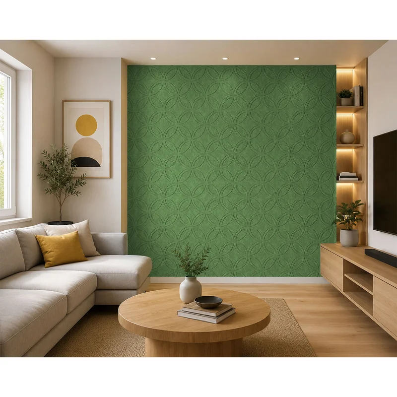 PET FELT WALL PANEL ROUNDS 2400/1200 9MM R65 1 PC.