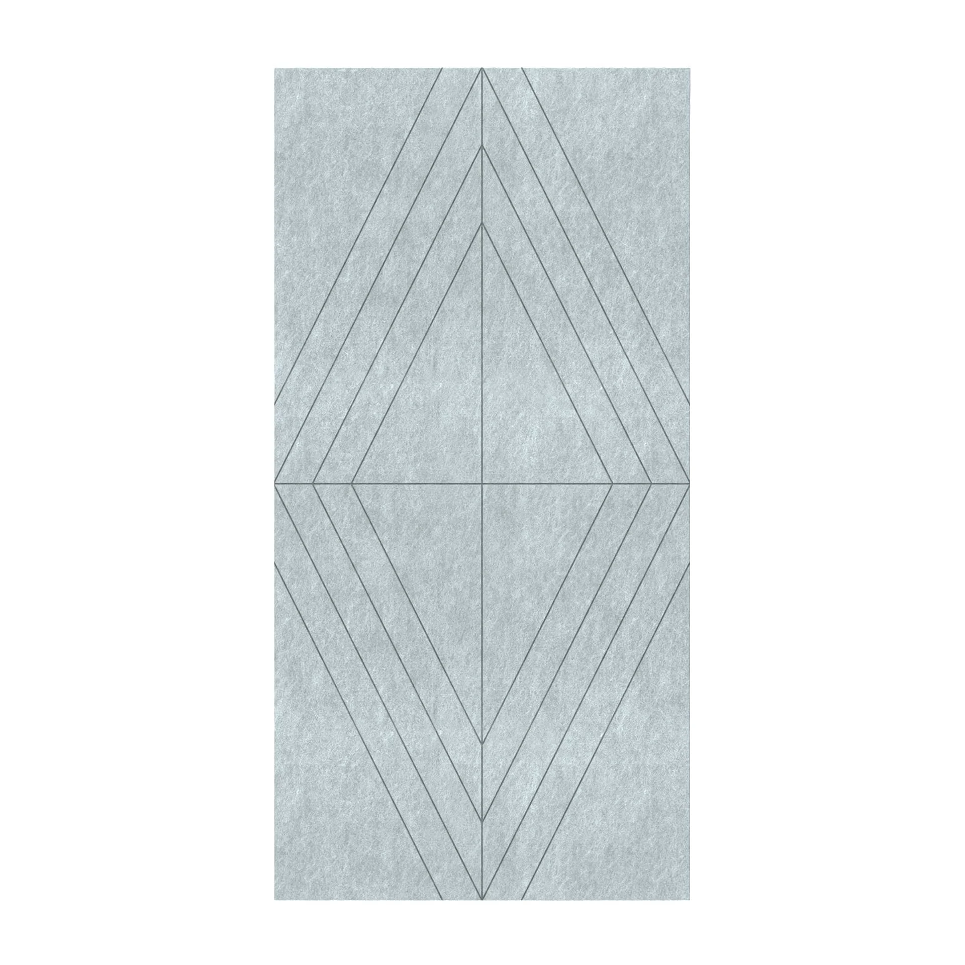 PET FELT WALL PANEL RHOMBUS 2400/1200 9MM R66 1 PC.