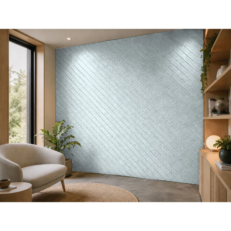 PET FELT WALL PANEL ANGLE LINE 2400/1200 9MM R66 1 PC.