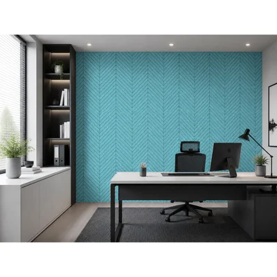 PET FELT WALL PANEL FISH BONE 2400/1200 9MM R67 1 PC.