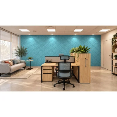 PET FELT WALL PANEL PLAID 2400/1200 9MM R67 1 PC.