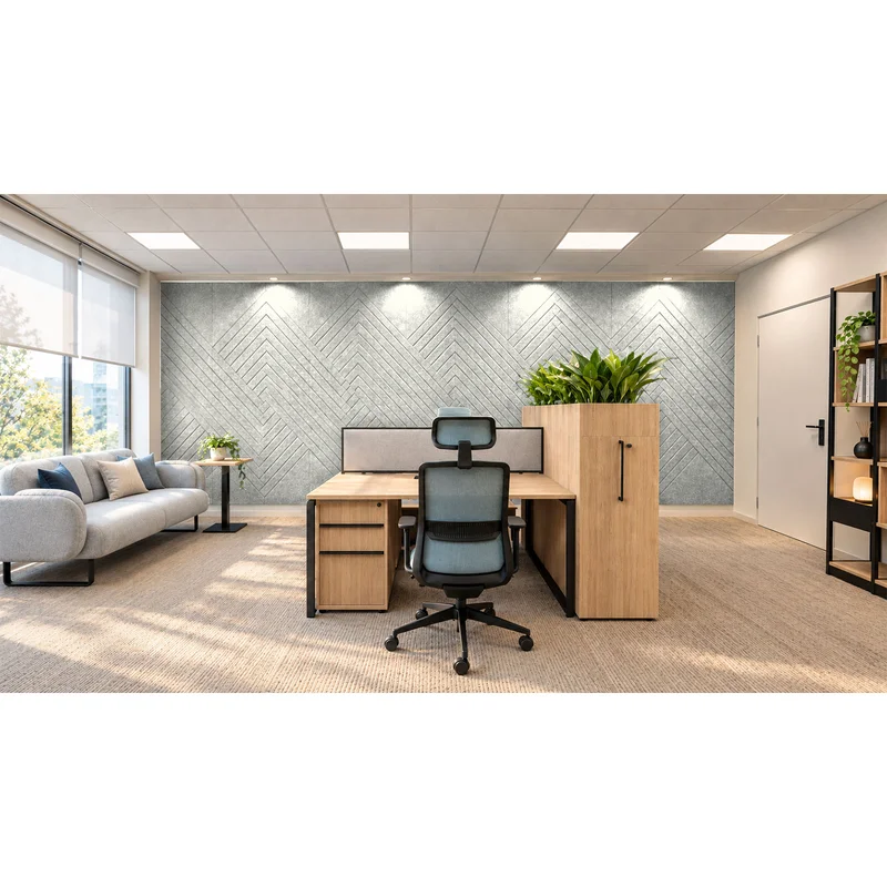 PET FELT WALL PANEL X-LINE 2400/1200 9MM R68 1 PC.