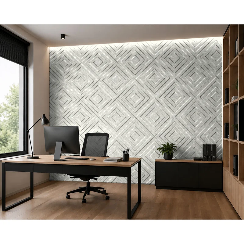 PET FELT WALL PANEL ILLUSION 2400/1200 9MM R68 1 PC.