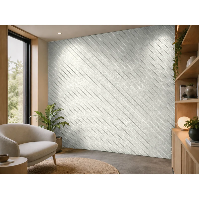 PET FELT WALL PANEL ANGLE LINE 2400/1200 9MM R69 1 PC.
