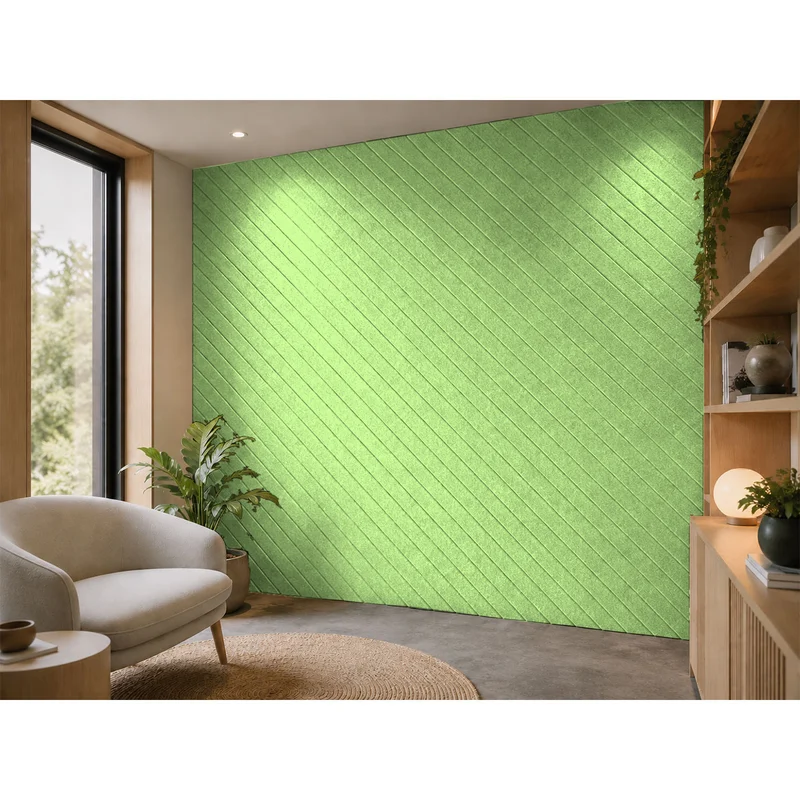 PET FELT WALL PANEL ANGLE LINE 2400/1200 9MM R71 1 PC.