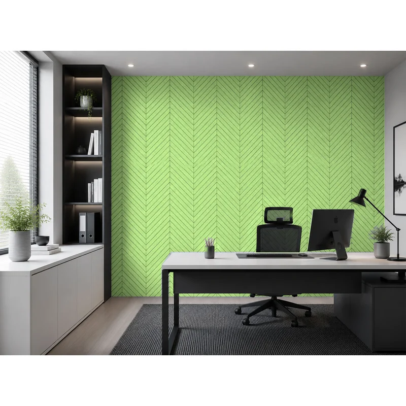 PET FELT WALL PANEL FISH BONE 2400/1200 9MM R71 1 PC.