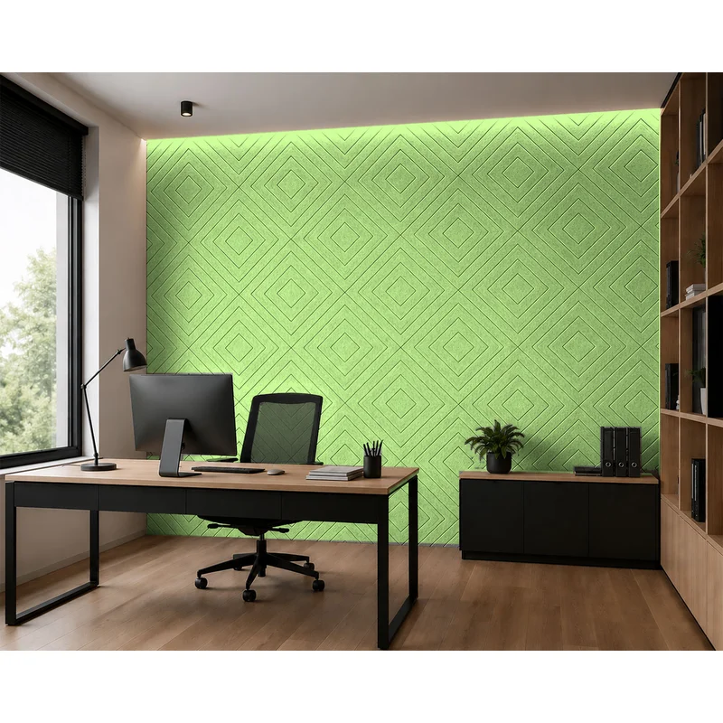 PET FELT WALL PANEL ILLUSION 2400/1200 9MM R71 1 PC.