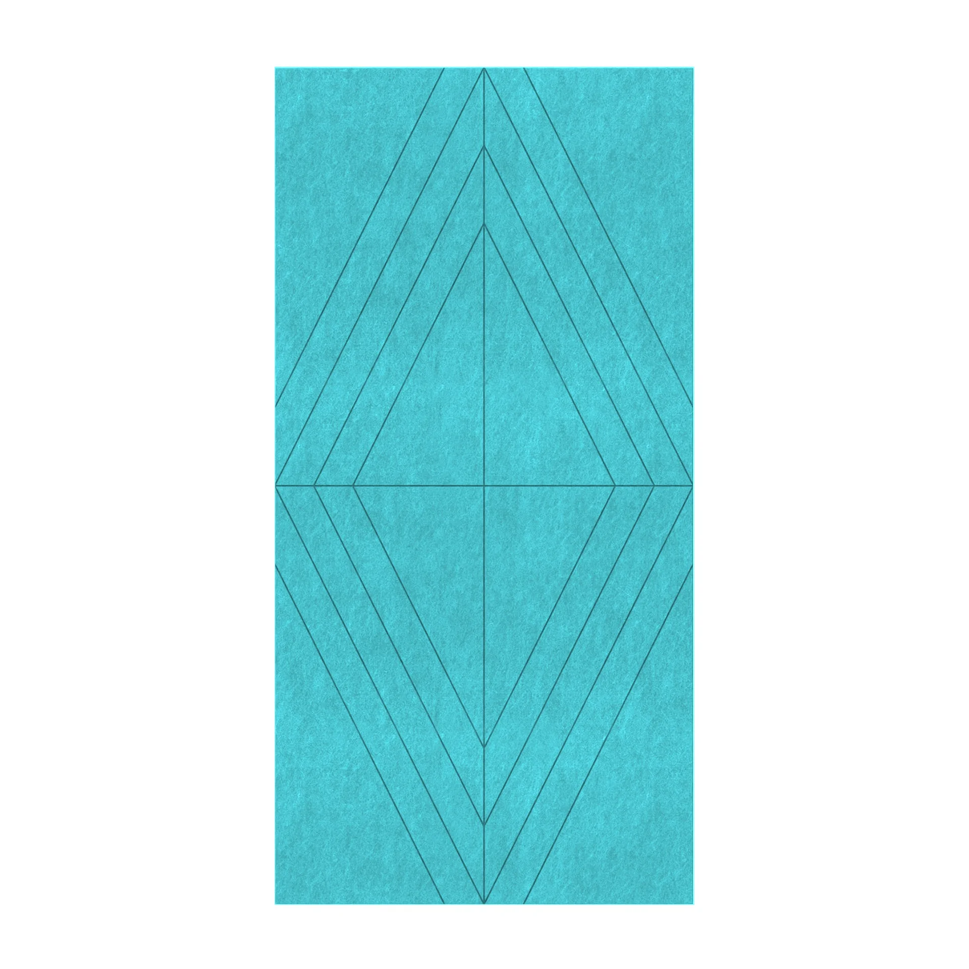 PET FELT WALL PANEL RHOMBUS 2400/1200 9MM R72 1 PC.