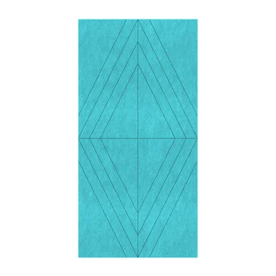 PET FELT WALL PANEL RHOMBUS 2400/1200 9MM R72 1 PC.
