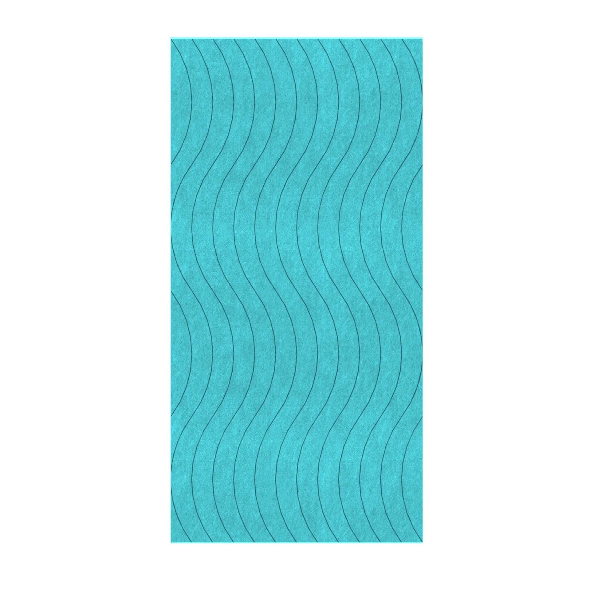 PET FELT WALL PANEL WAVE 2400/1200 9MM R72 1 PC.