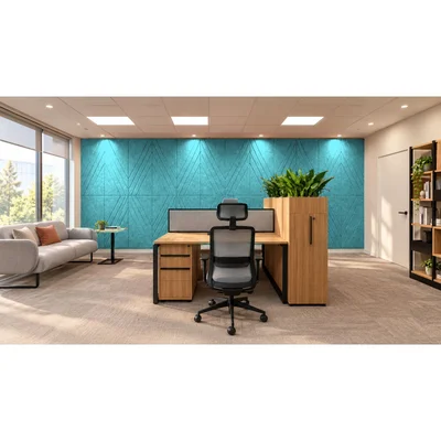 PET FELT WALL PANEL RHOMBUS 2400/1200 9MM R73 1 PC.