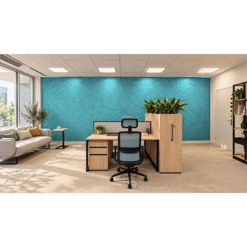 PET FELT WALL PANEL SQUARES 2400/1200 9MM R73 1 PC.