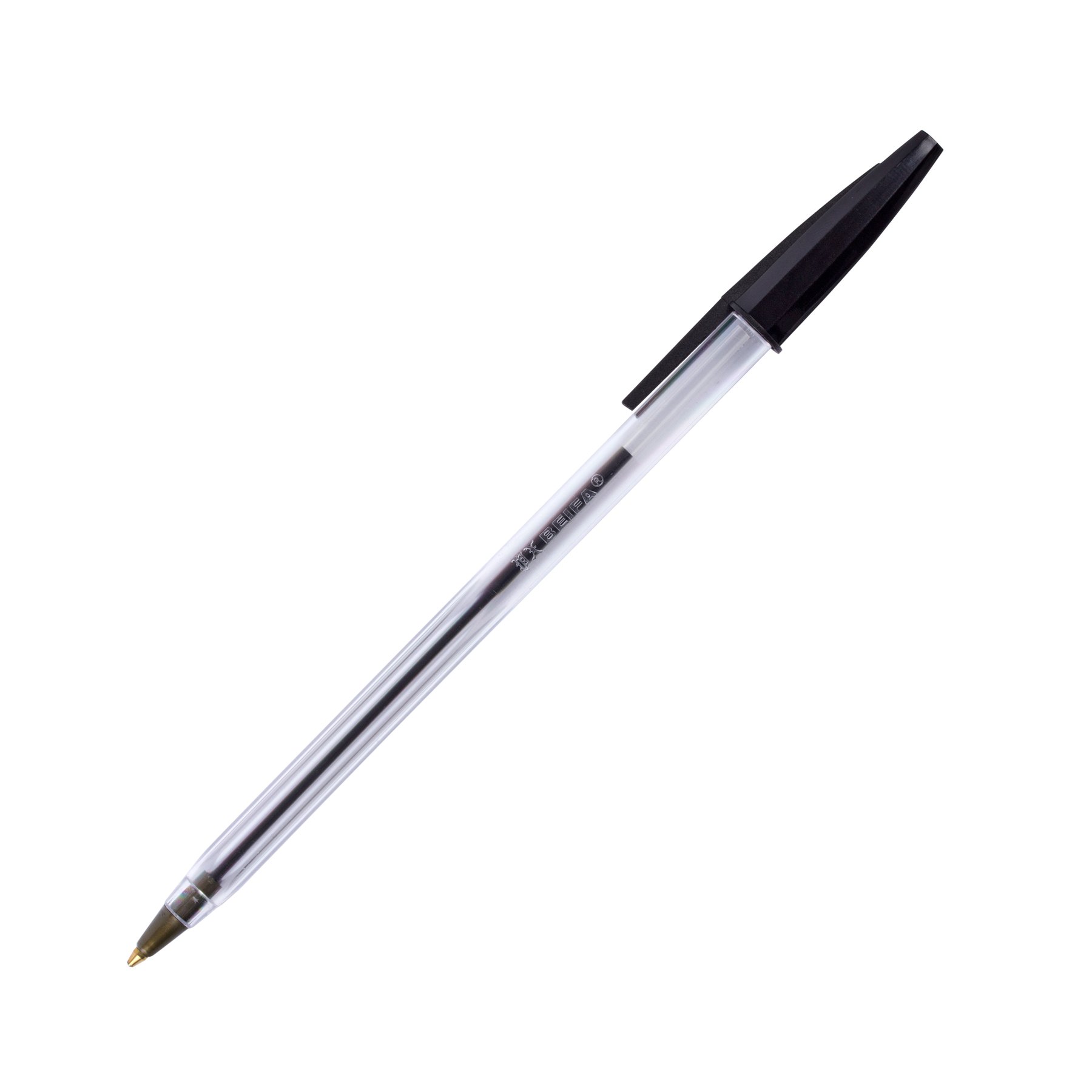 Beifa Pen A+ 934, 1.0 mm, transparent, black, 50 pieces