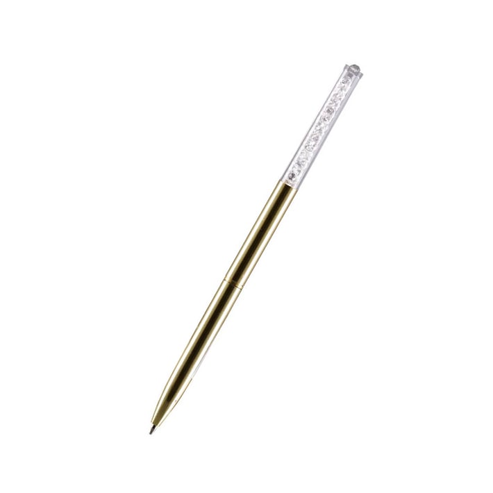 Химикалка Sazio Elegant, с камъчета, 1.0 mm, асорти