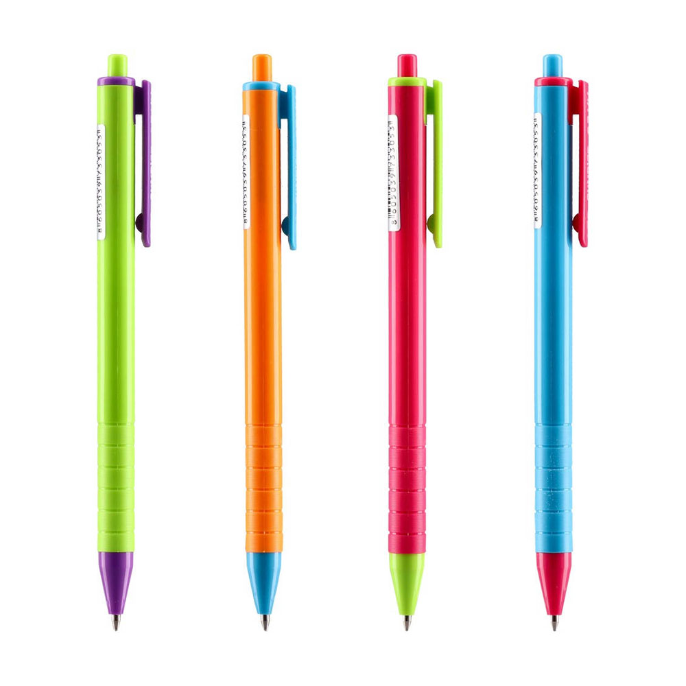Sazio Sunrise Pen, retractable, neon, 0.7 mm, assorted, 1 pc