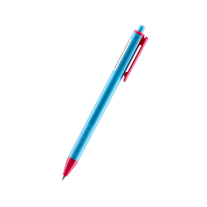 Химикалка Sazio Sunrise, автоматична, неонова, 0.7 mm, асорти