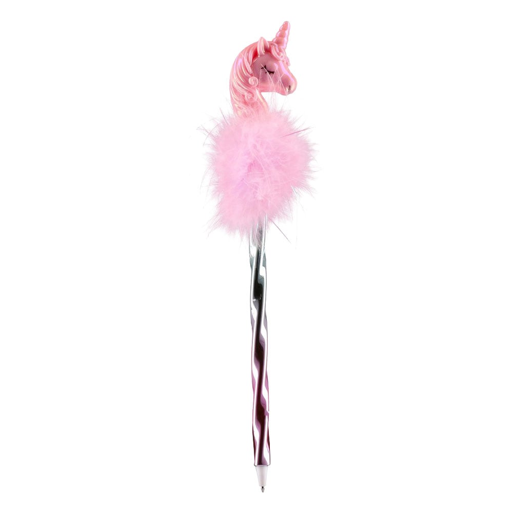 Sazio Macy Pen, with Unicorn Decoration, Assorted