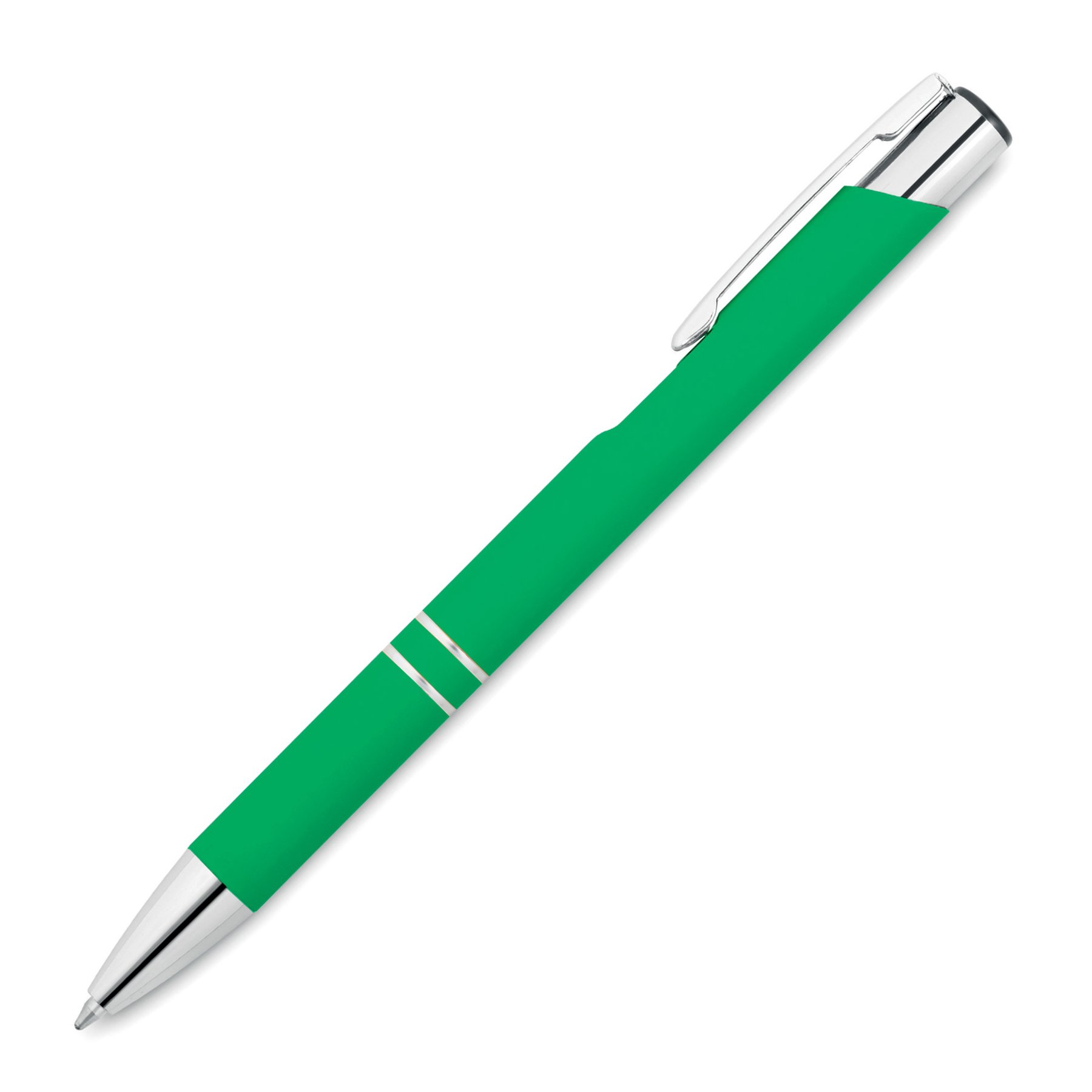 More Than Gifts Pen Norma Soft, metal, rubberized, green