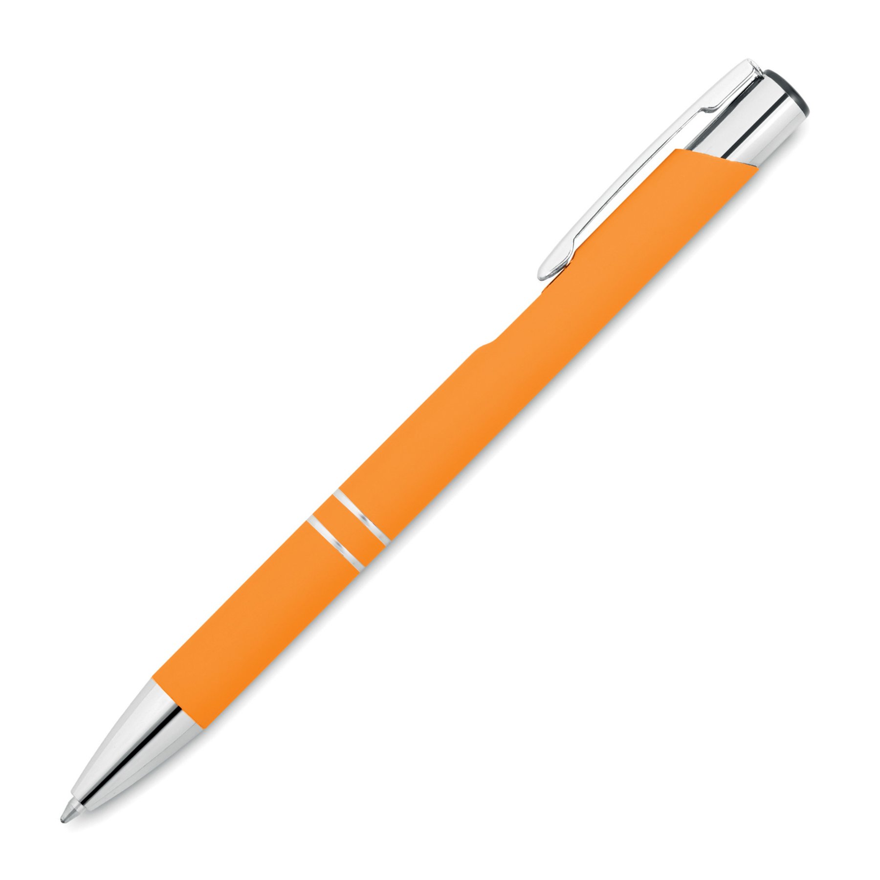 More Than Gifts Pen Norma Soft, metal, rubberized, orange