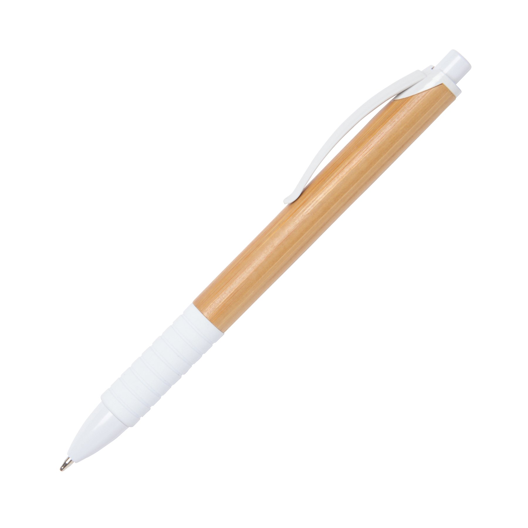 TOPS Ballpoint Pen Bamboo Rubber, white, 50 pcs